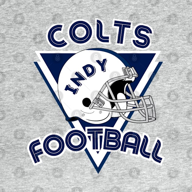 Indianapolis Colts Vintage Style by Borcelle Vintage Apparel 